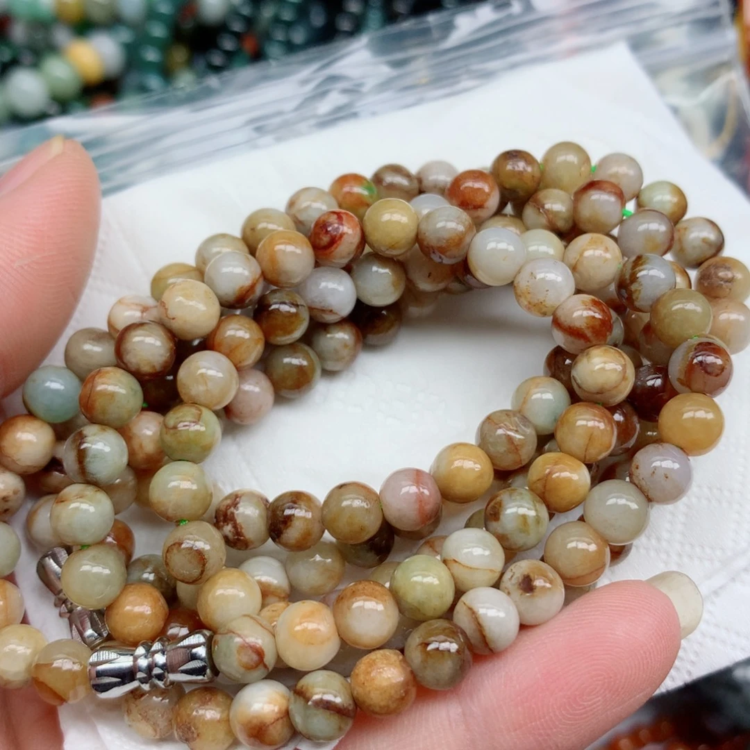 翡翠未镶嵌项链翡翠珠