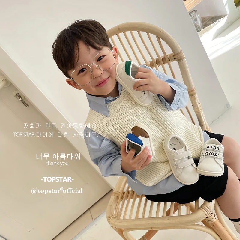 TOPSTAR男童女童鞋子儿童运动鞋韩版软底室内鞋