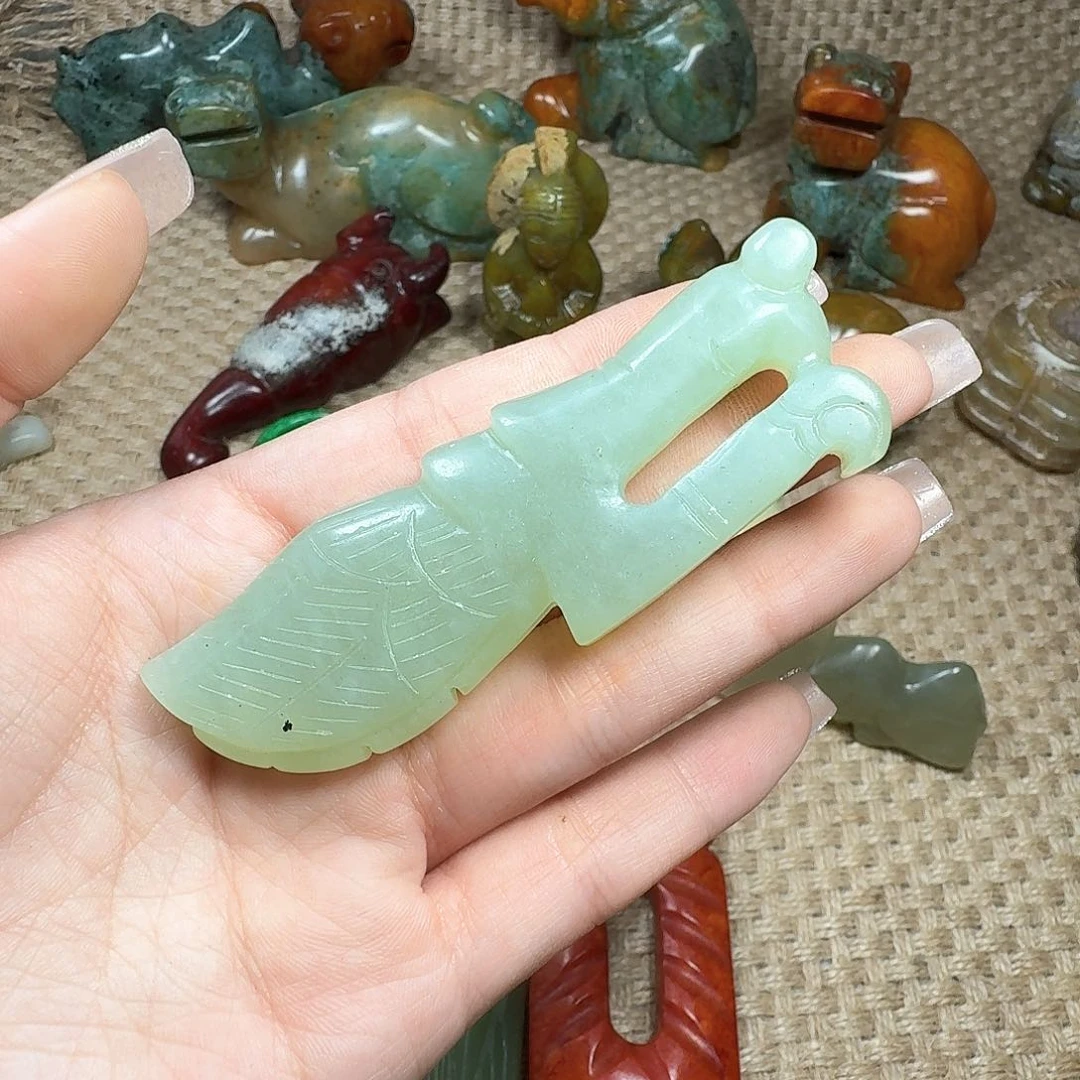 白玉菩提吊坠挂件