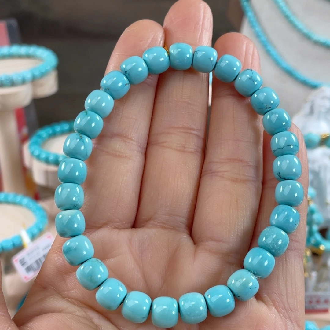 绿松石未镶嵌套链7.5mm