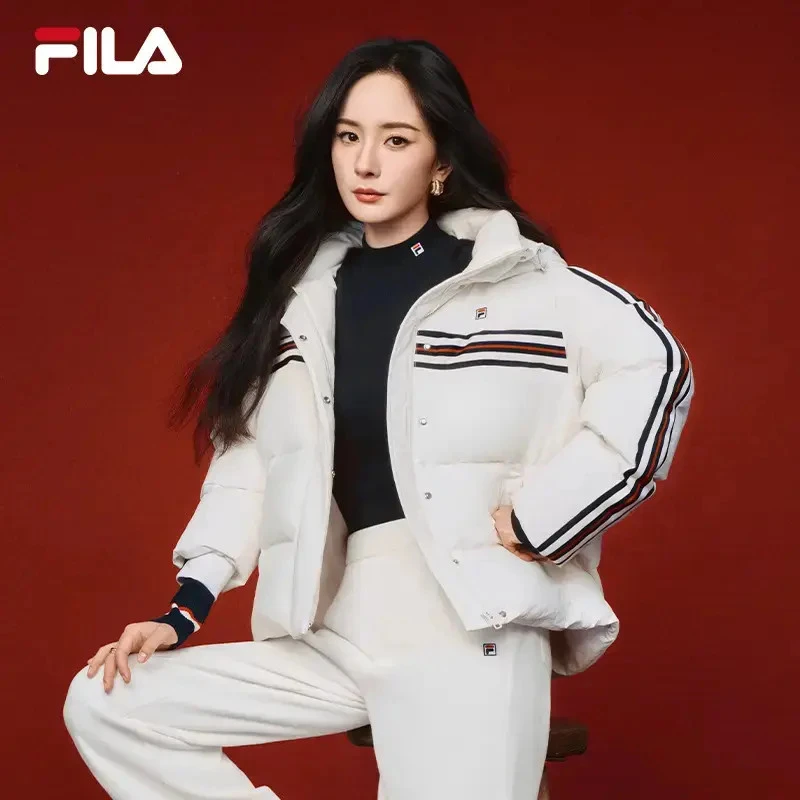 Fila/斐乐【双11同价】冬季新款经典保暖防水防风羽绒服F11W548903F