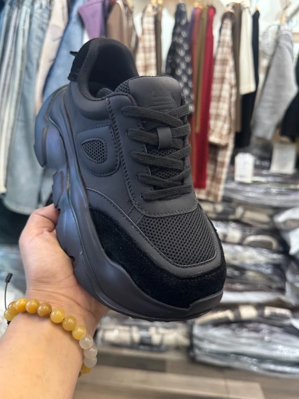 女式清底老爹鞋新款