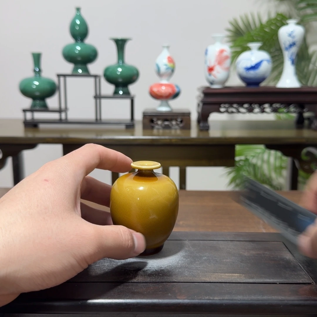 陶瓷手工非常迷你小花器