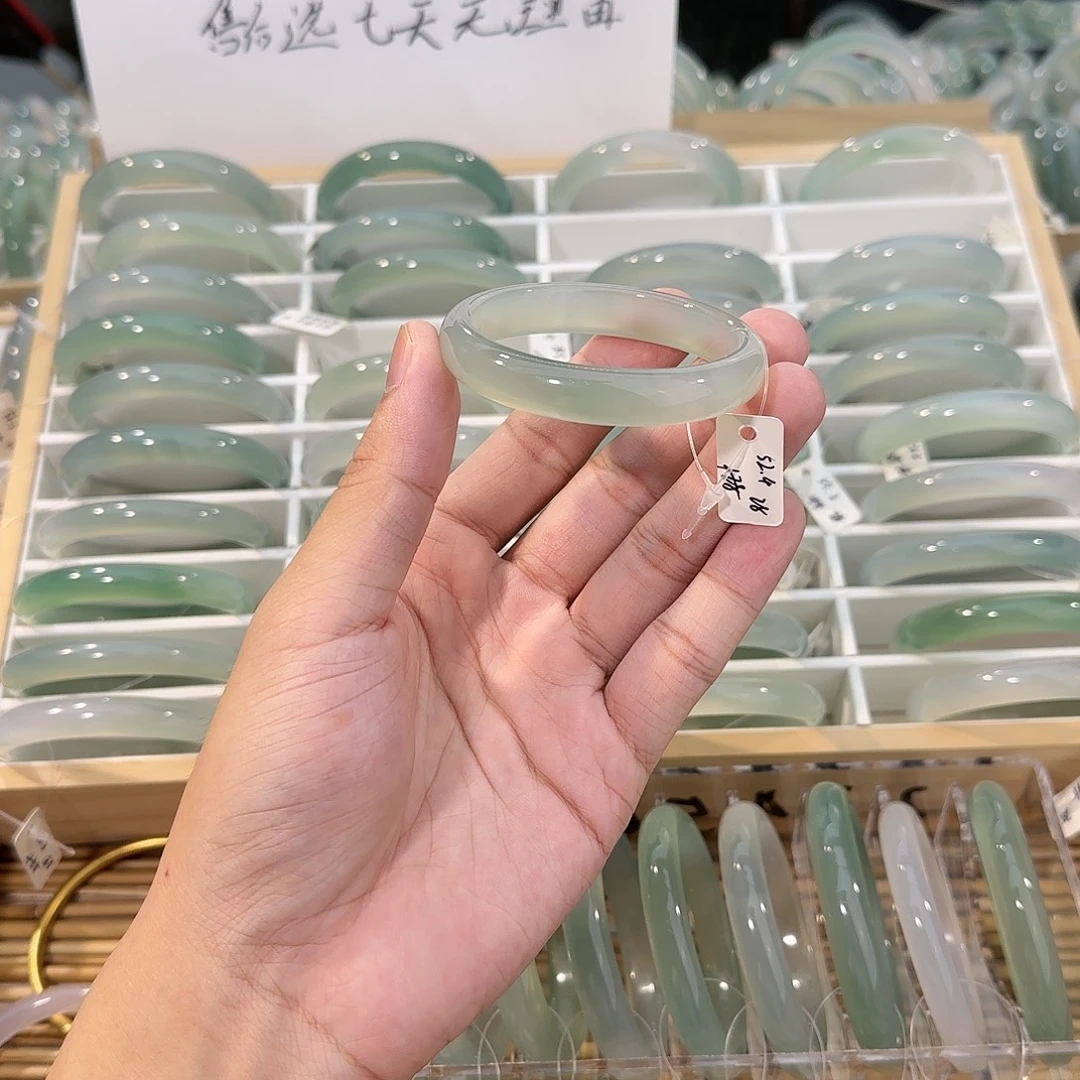 手镯玛瑙/玉髓未镶嵌圈口54.2