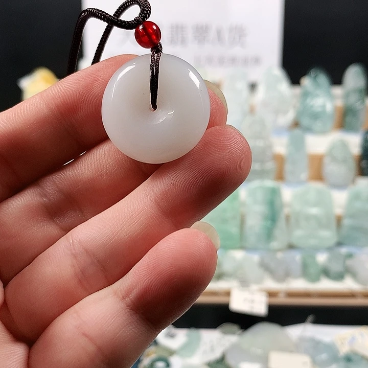 吊坠(不含链)未镶嵌翡翠64平安扣