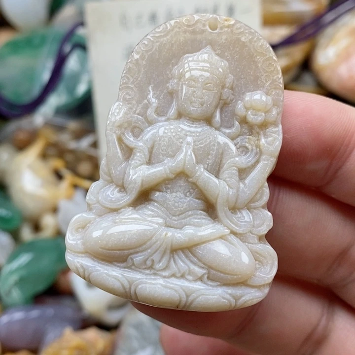 硅化珊瑚（珊瑚玉）未镶嵌颈饰