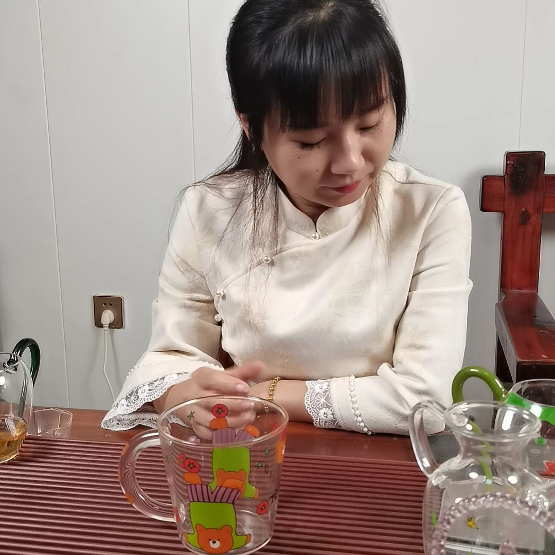 高硼硅玻璃手柄款番茄小熊杯