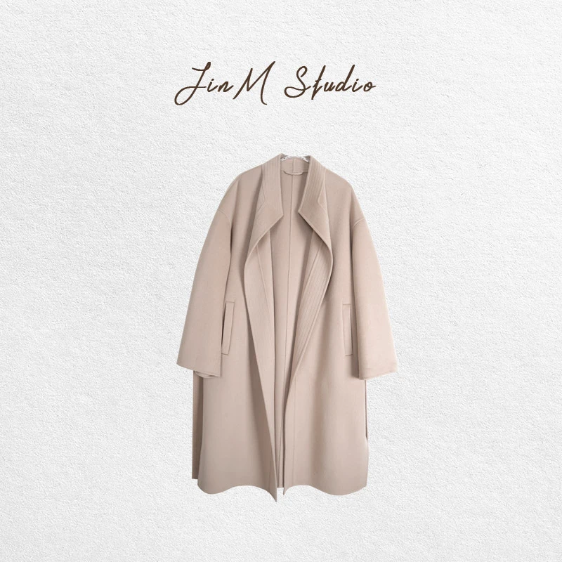 Jinmstudio丨【高奢主义】100%小山羊绒13.8μm松弛大衣602501A6167