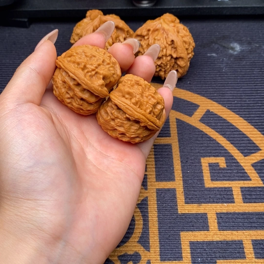 ꧁***꧂吊坠文玩核桃白狮子