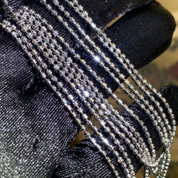 链子925银 XinYuan｜星光链｜s925银镀k经典百搭素款可调节链