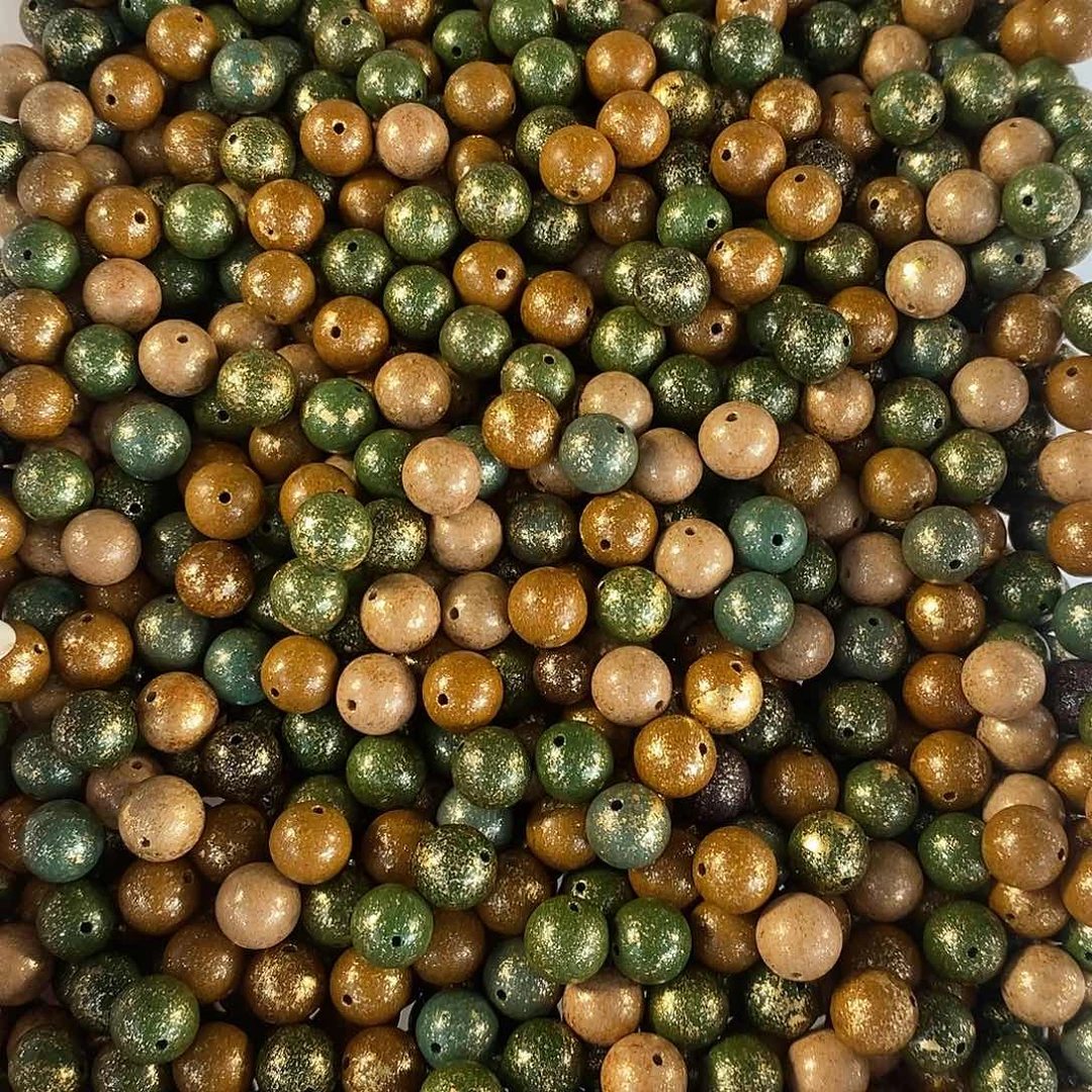 珠串1.0金箔多宝珠100g微瑕