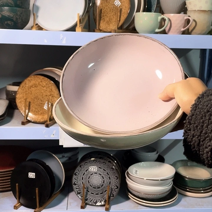 瓷2只高温釉下彩陶瓷餐具