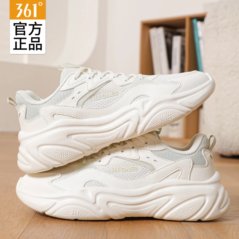 361女鞋2025夏季新款女士休闲鞋透气学生软底网面体测轻便运动鞋