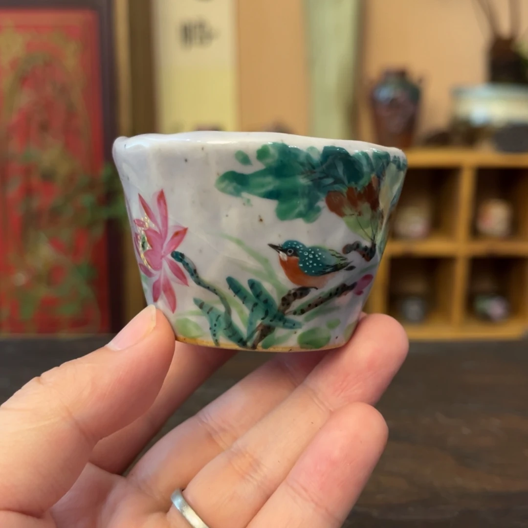 柴烧手工手绘陶瓷
