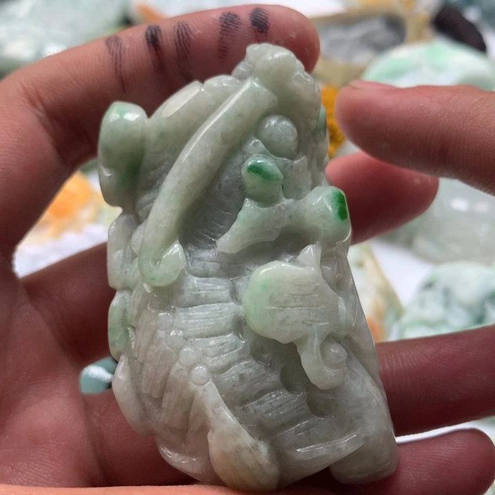 颈饰未镶嵌翡翠保真天然a货翡翠