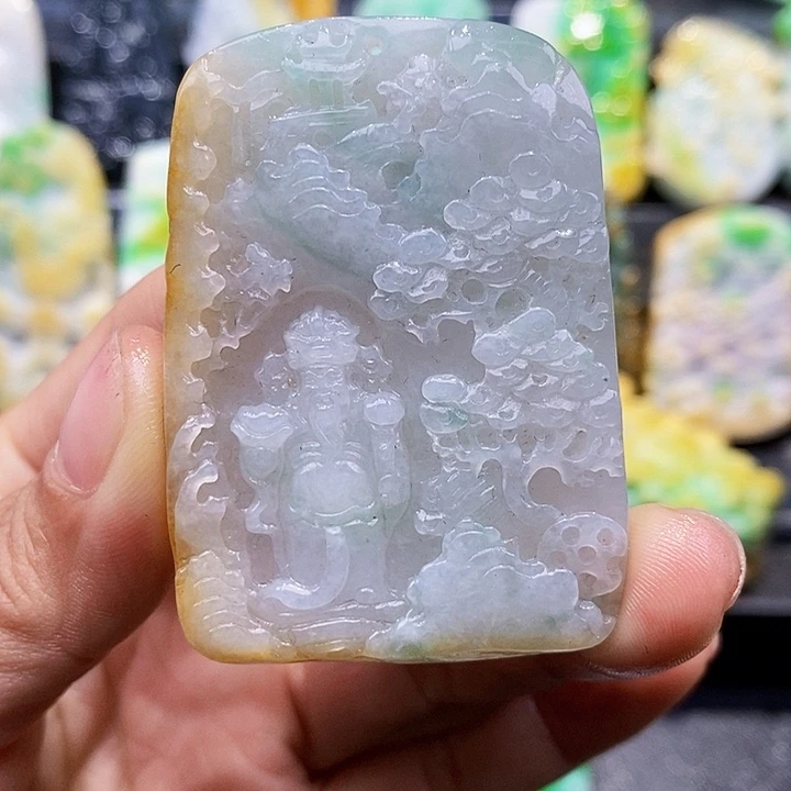 定制翡翠未镶嵌翡翠A货一物一证