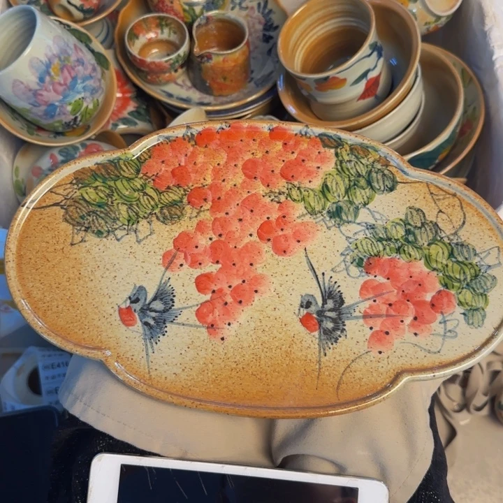 瓷片景德镇陶瓷手工手绘