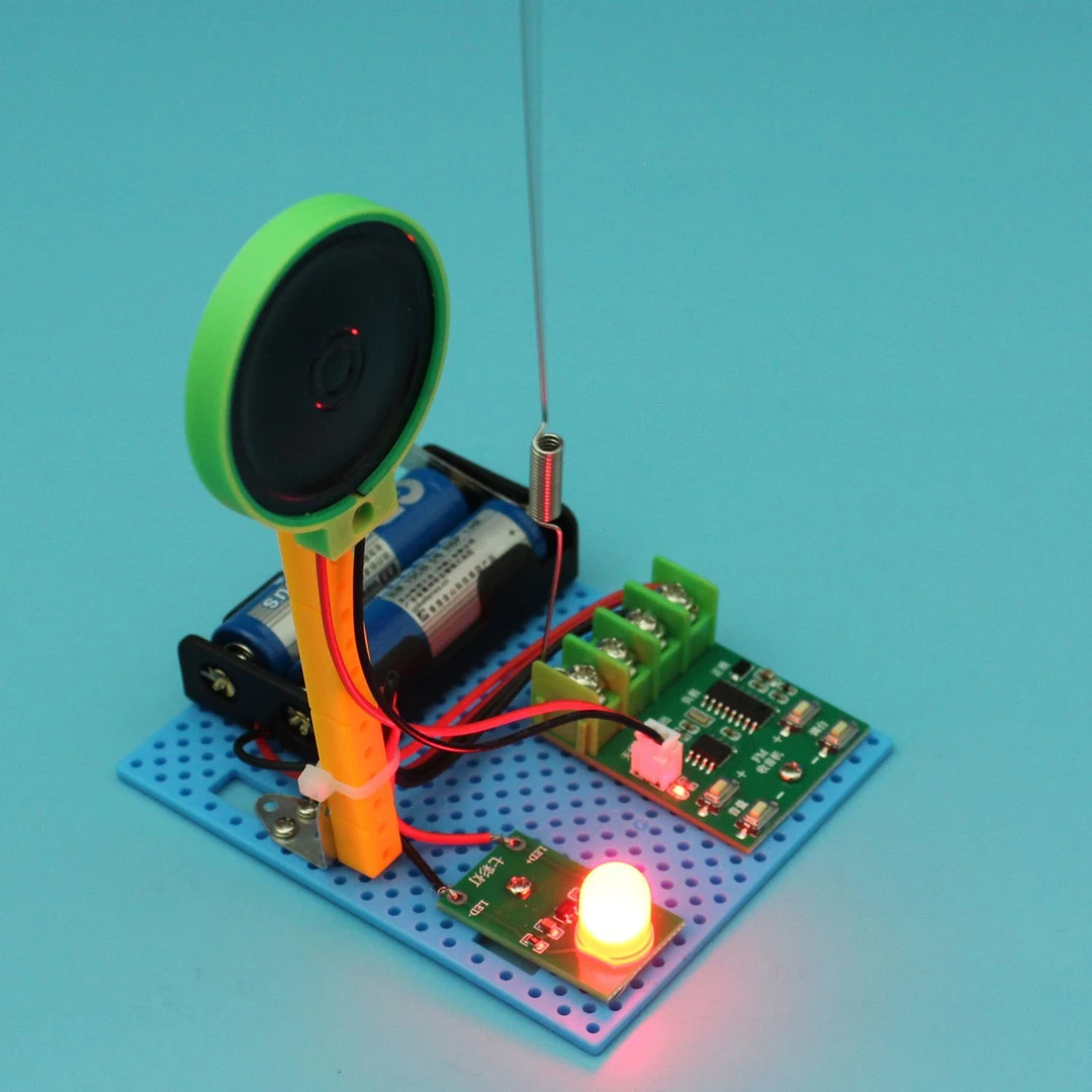 FM收音机组装手工小制作科学发明玩具中小学生手工作电子DIY模组