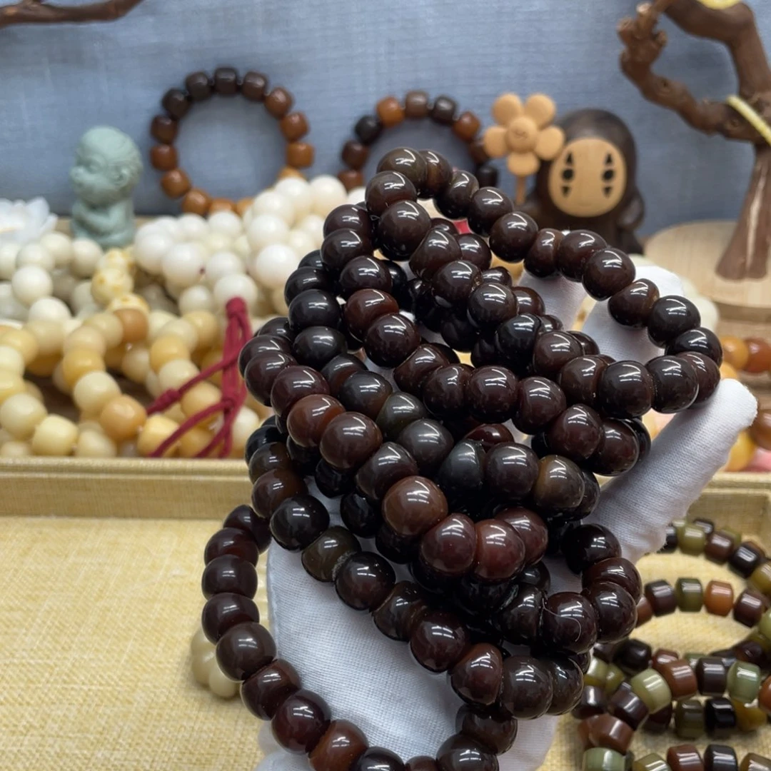 菩提根/象牙果吊坠13水磨巧克力肠福利一锅671