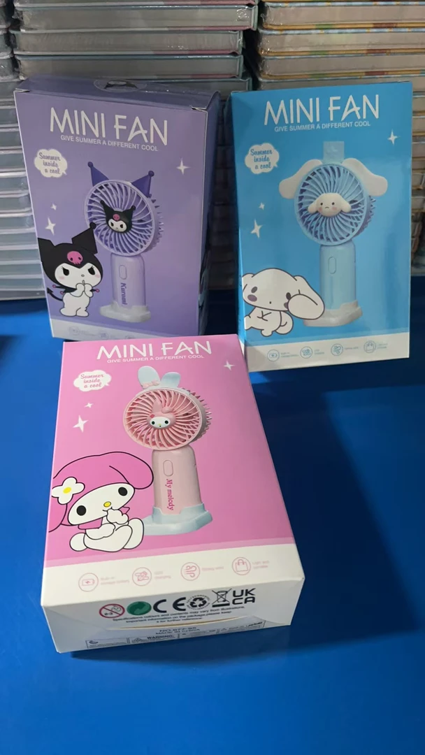 风扇卡通款三丽鸥款迷你可爱易携带夏天常用