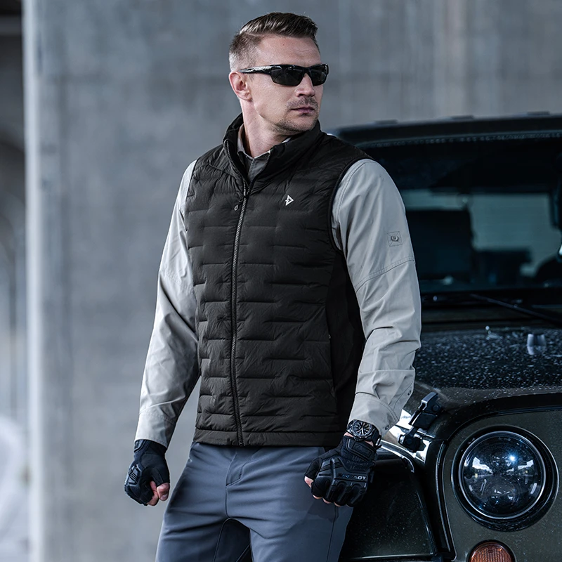 【龙牙】二代隐捷轻量便携立领羽绒马甲休闲百搭保暖秋冬内搭外套