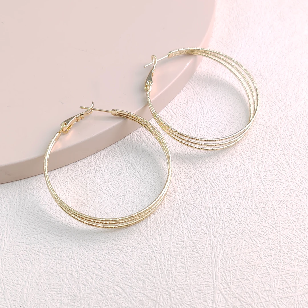 XUPING/旭平首饰 合金耳饰 年终狂欢时尚圈圈耳环 GDJ X000970467