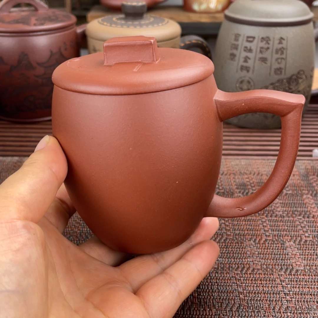 【闪购商品】茶杯紫砂宜兴原矿紫砂盖杯微瑕