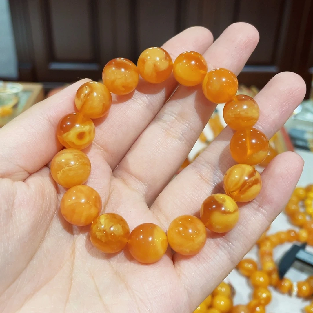蜜蜡手链未镶嵌手串
