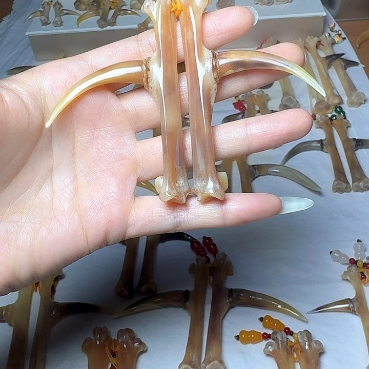 昊***]鸡骨（鸡脚）手串/手链鸡爪骨一对