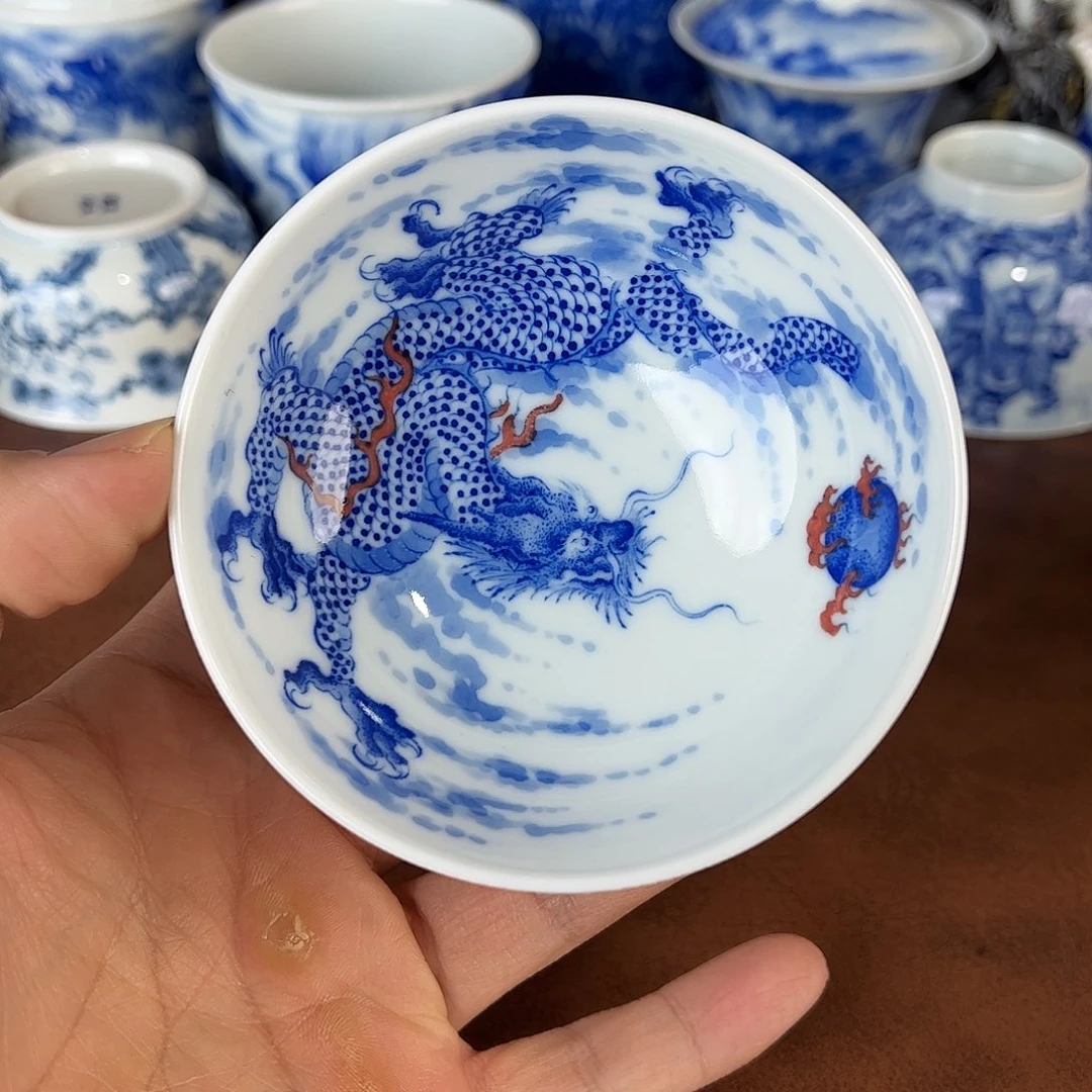 瓷片景德镇全手工手绘陶瓷