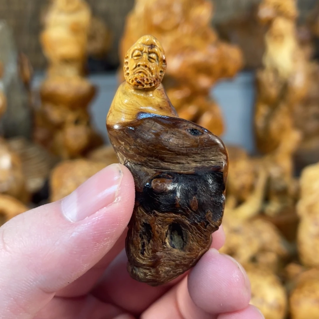 柏木（崖柏）太行崖柏精品手把件