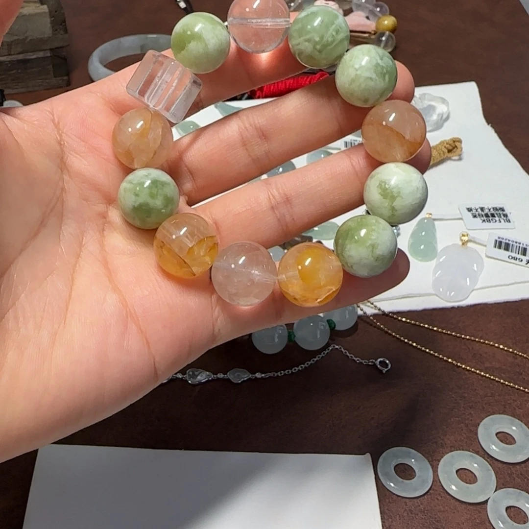 合金水晶颈饰方糖