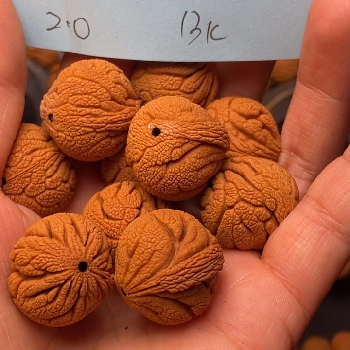 手串文玩核桃秦龙纹桃核20