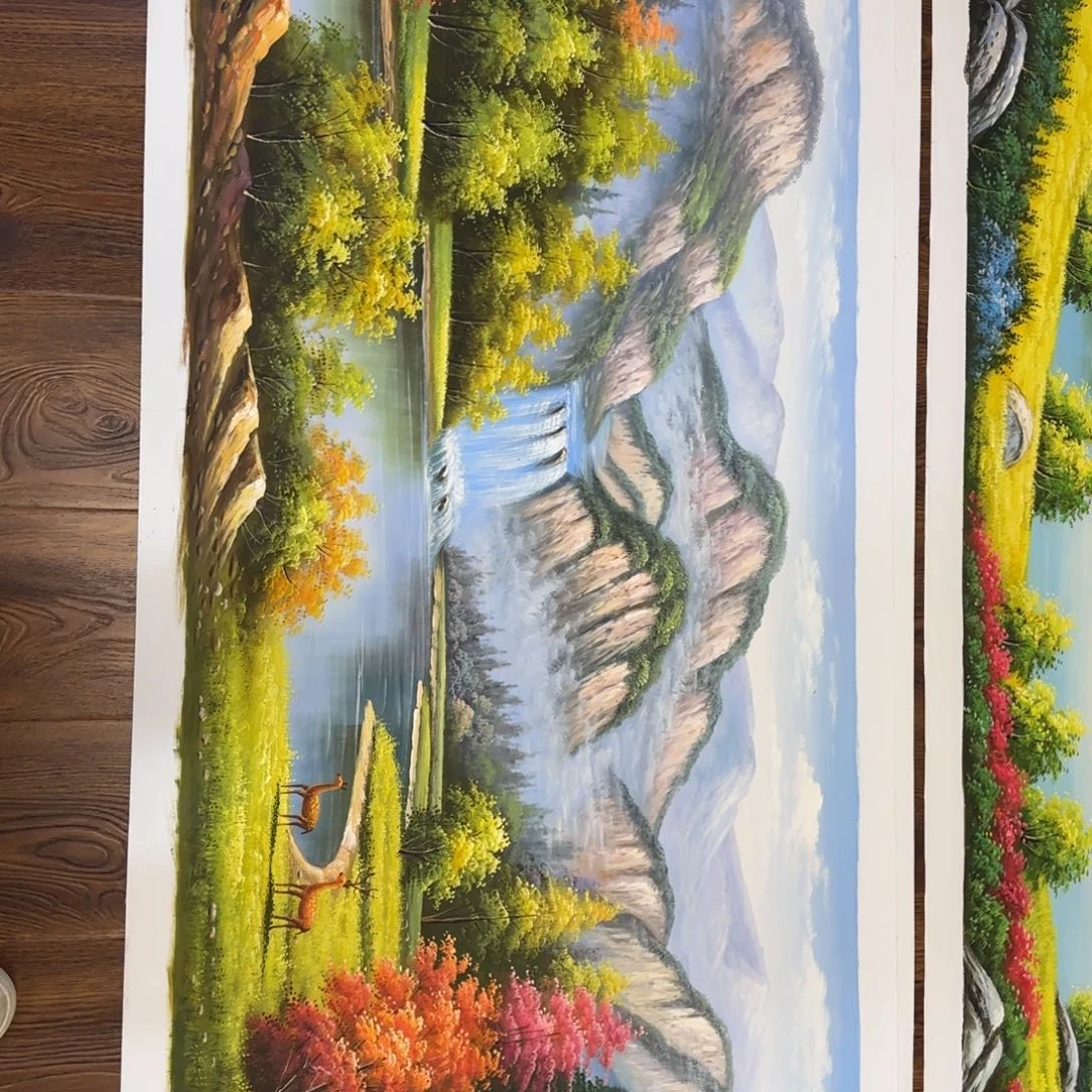 油画加油加油努力加油加油