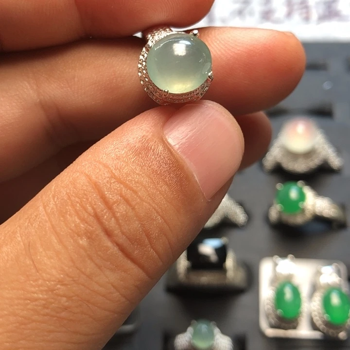 定制翡翠未镶嵌天然翡翠4号