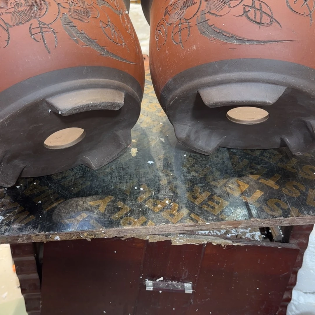 紫砂花盆口径23.14口径