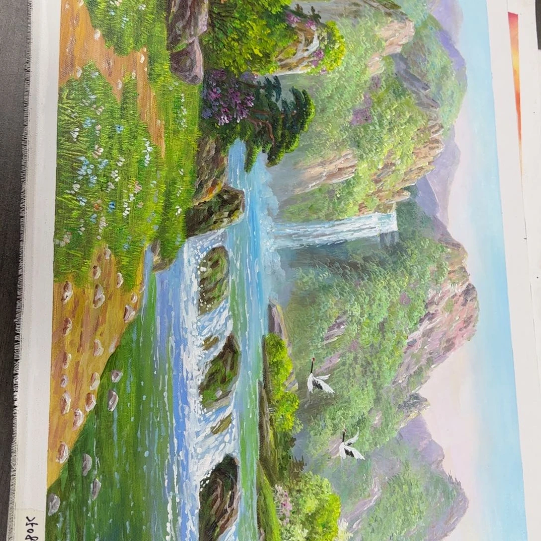 油画我也不知道为什么这么