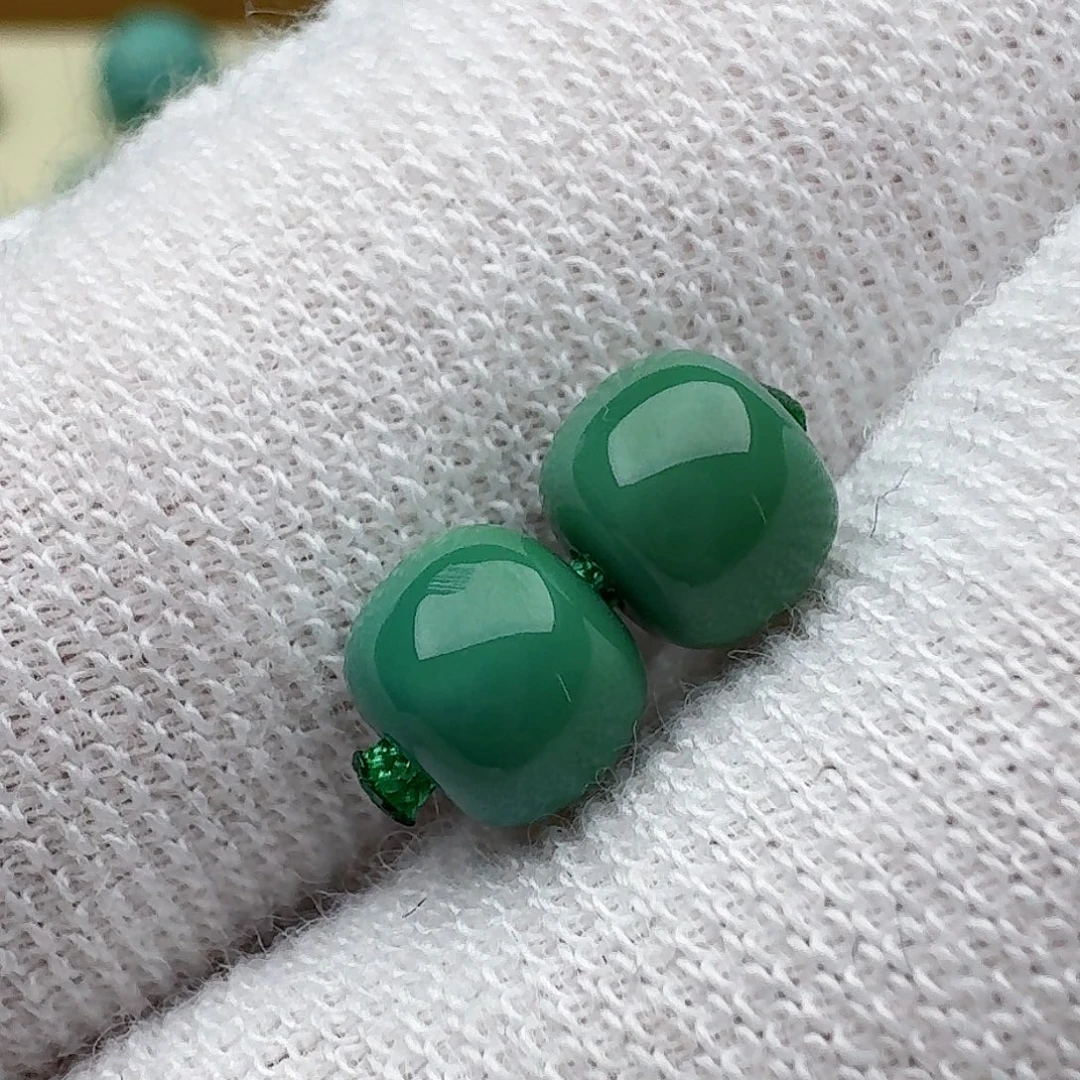 绿松石未镶嵌老型对珠6