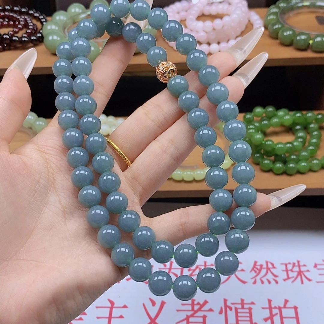 未镶嵌手链翡翠手串