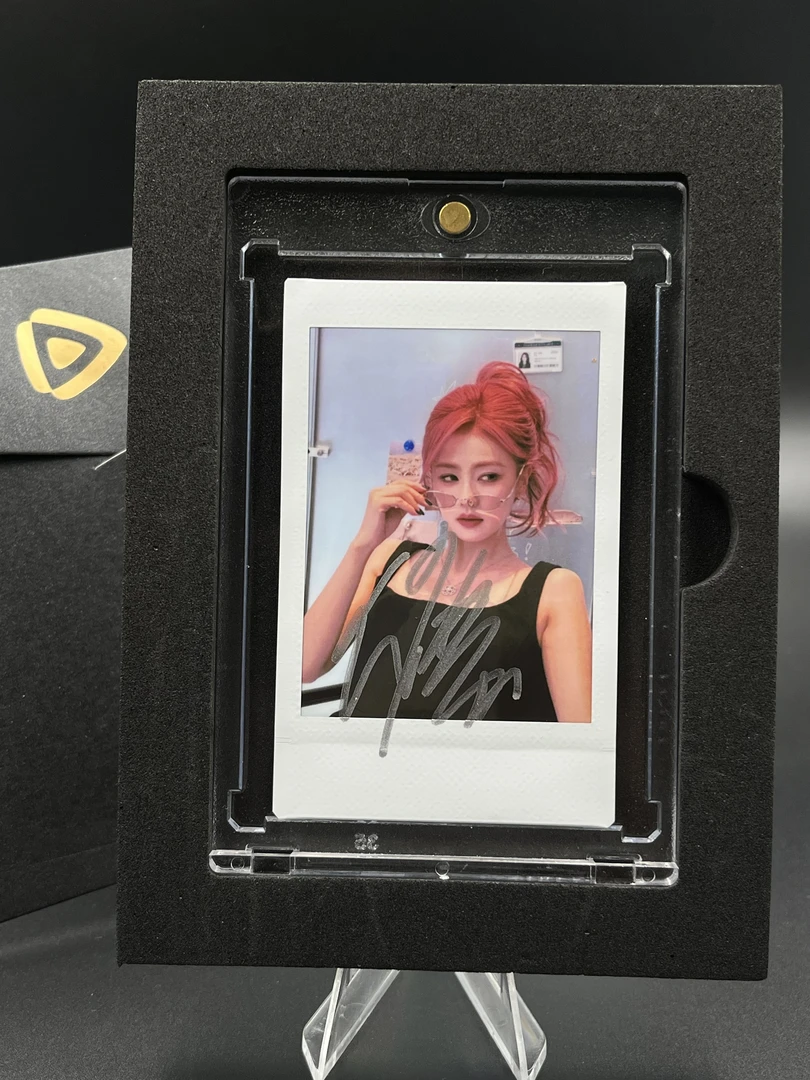 俏皮鹿【白鹿】三寸正品签名拍立得照片白边