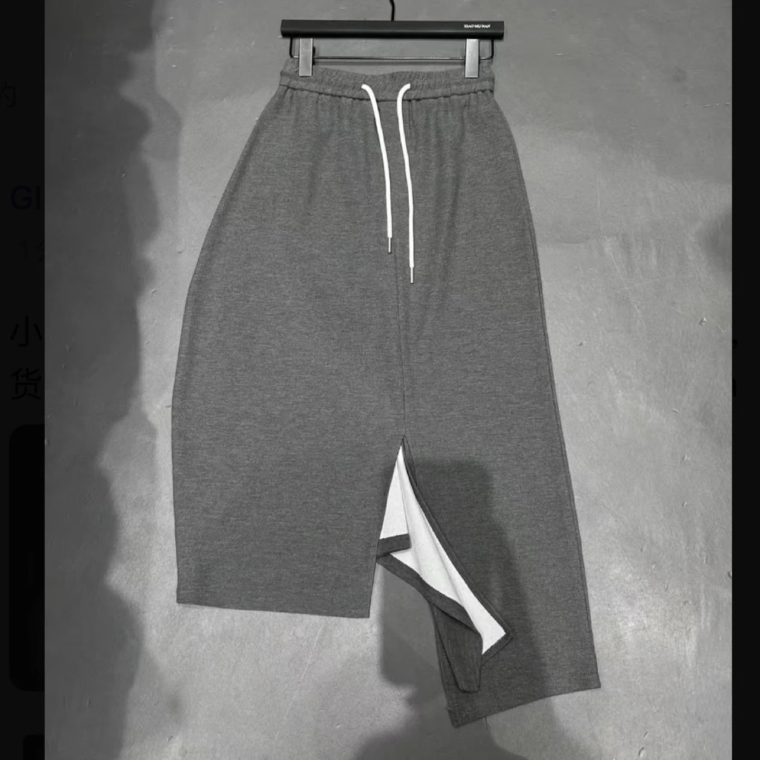 小木南#9098秋季福利高品质不规则半身长裙，裙长：90cm