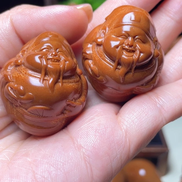 吊坠橄榄核财神手球