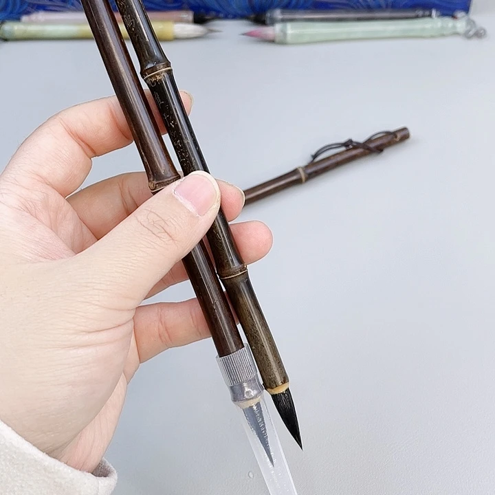 孤品高货小楷2支杆子微瑕