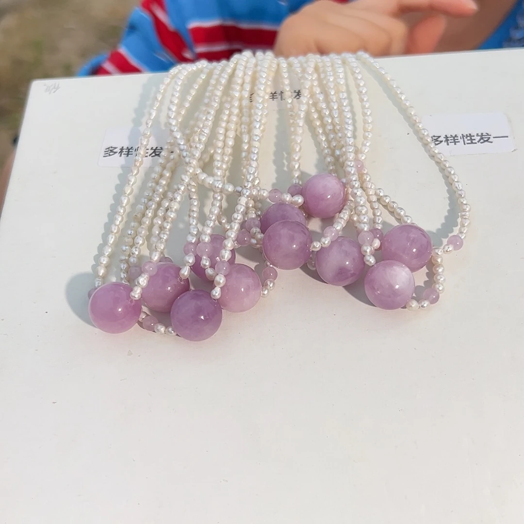 水晶手链未镶嵌多样性发一