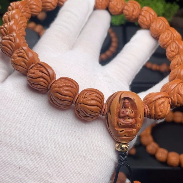 木质类精品桃核手持