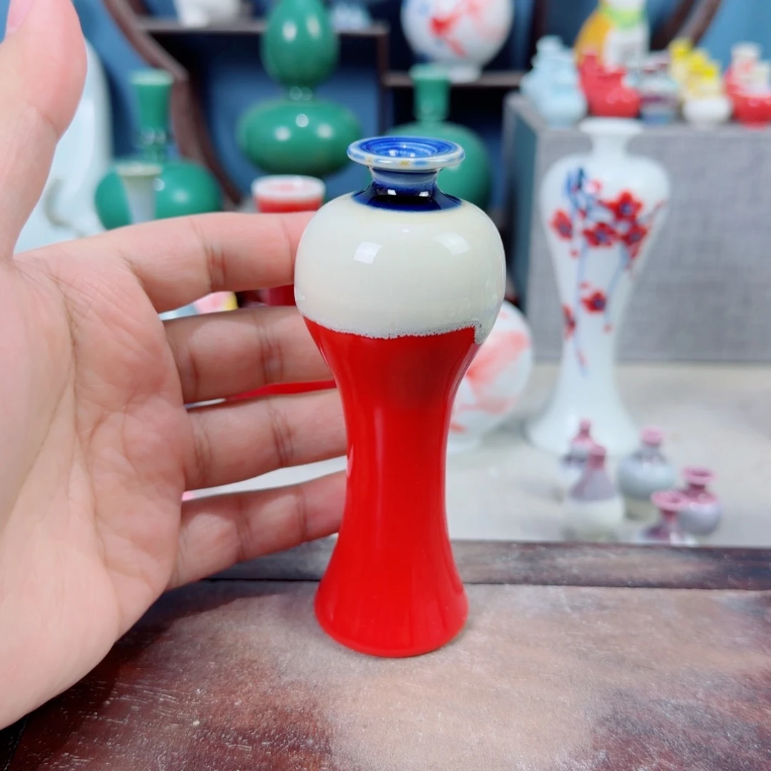 陶瓷手工小花器摆件