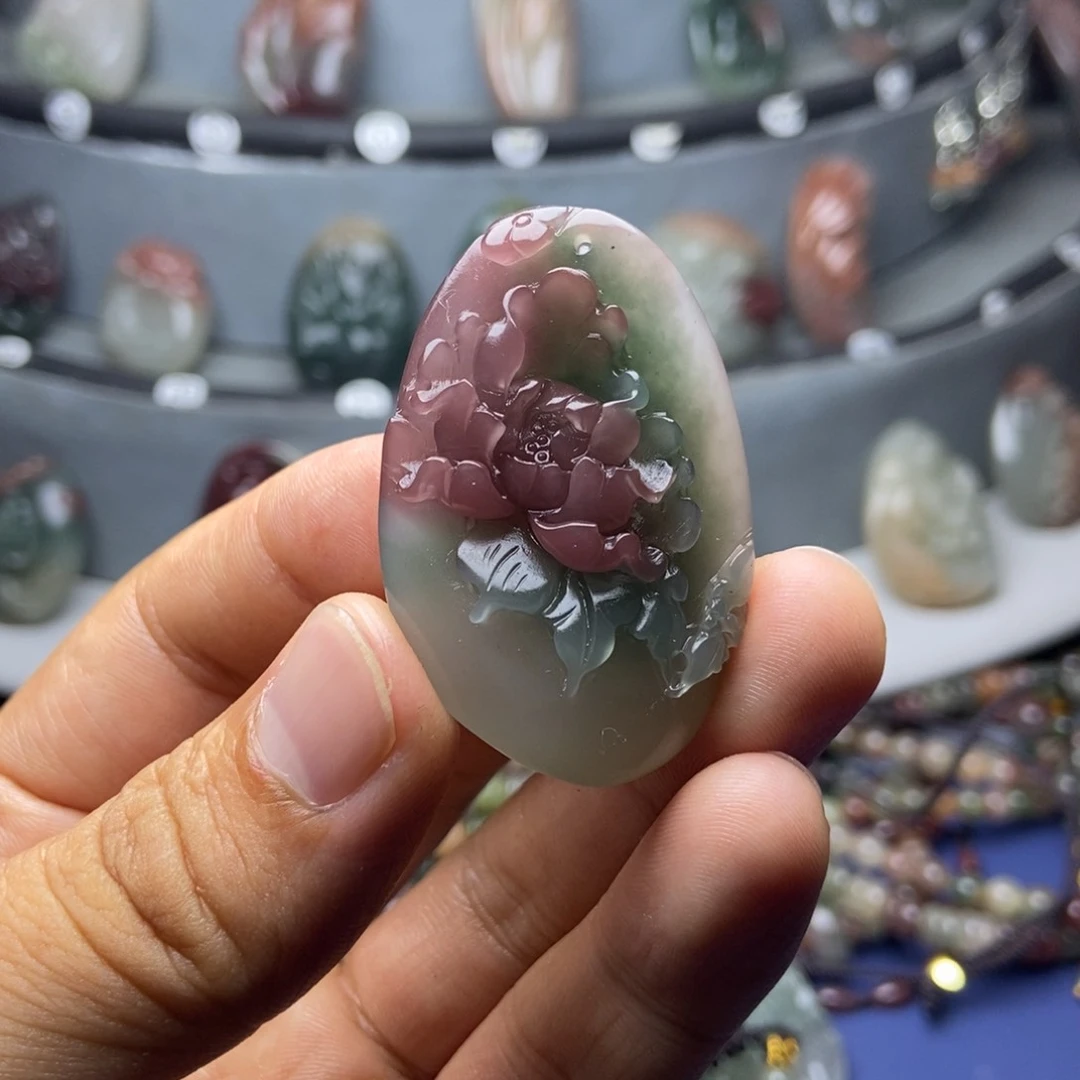 阕***歌玛瑙/玉髓颈饰未镶嵌
