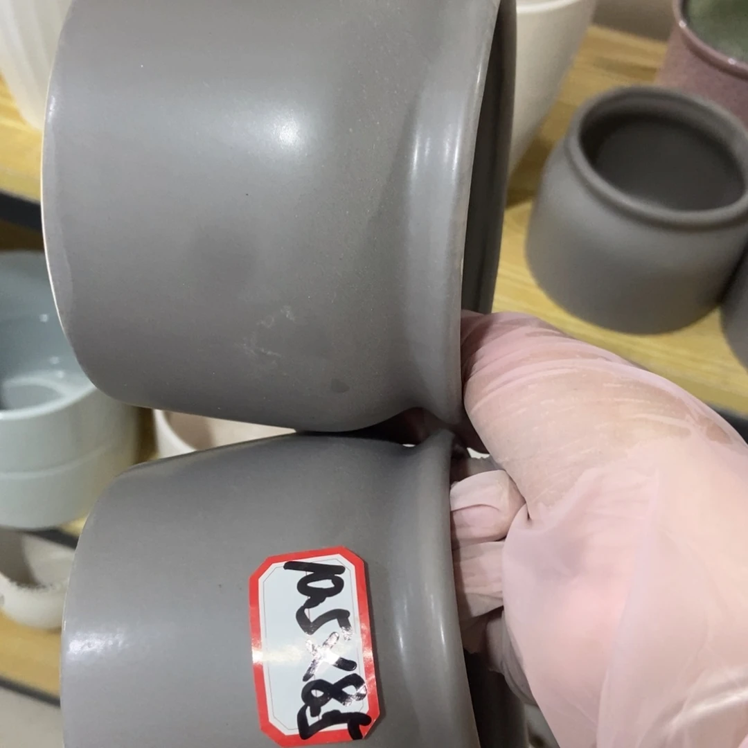 红陶高温陶瓷花盆