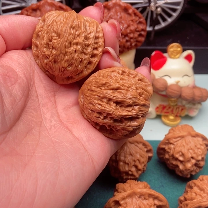 桃核吊坠平谷红心39已打底