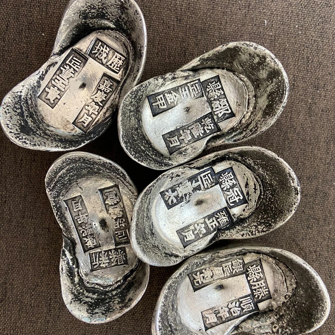 复古黑元宝桌面摆件工艺品1